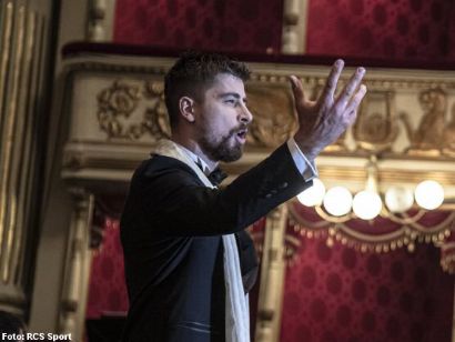 Peter Sagan debuta como tenor de pera en Miln en su promocin de Italia [Vdeo]