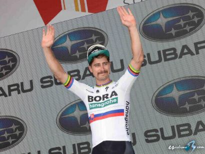 Tour Down Under: Luis Len Snchez acaricia la victoria en la tercera etapa que se lleva Peter Sagan