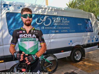 Vuelta a San Juan: Peter Sagan celebra su cumpleaños con el cariño de los argentinos