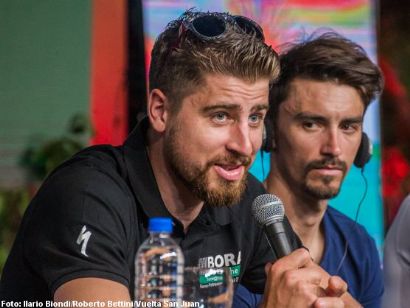 Vuelta a San Juan: Peter Sagan: "Evenepoel tiene una fuerza increíble y un estilo propio"