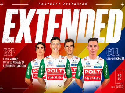 Manuel Pe�alver, Fernando Tercero, Francisco Mu�oz y Germ�n G�mez continuar�n en el Polti-VisitMalta