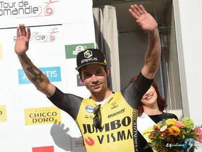 Tour de Romandía: Primoz Roglic gana la primera etapa en línea y es líder