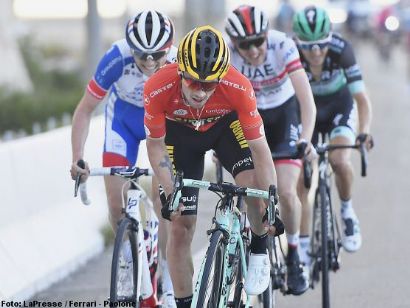 Tour de los Emiratos 2019: Primoz Roglic: "Valverde estuvo muy fuerte, no pude ganar"