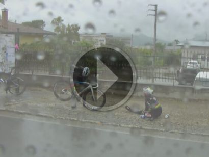 Giro de Italia: Cada de Remco Evenepoel por un perro suelto [Vdeo]
