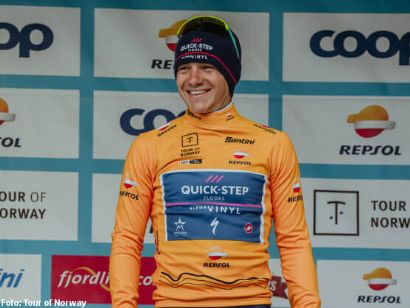 Tour de Noruega: Remco Evenepoel recupera el liderato ganando en Stavsro