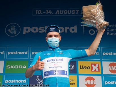 Vuelta a Dinamarca: Remco Evenepoel, exhibición, victoria y liderato en la etapa reina