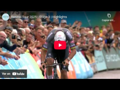 Vídeo resumen de la 3ª etapa del Renewi Tour 2025