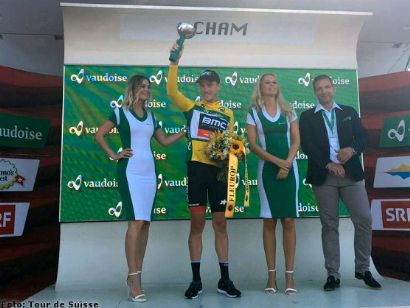 Rohan Dennis, primer líder de la Vuelta a Suiza