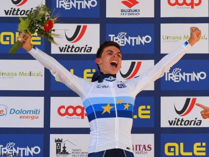 Campeonatos de Europa: Romain Grégoire, Campeón junior en ruta