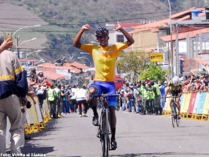Vuelta al Táchira: Roniel Campos repite victoria en la tercera etapa