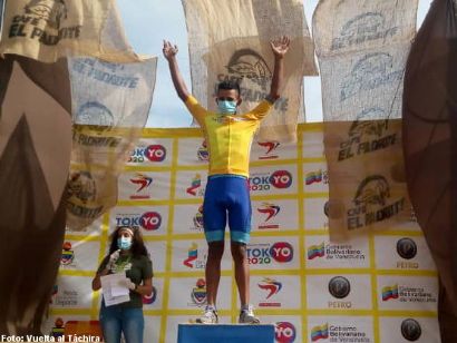 Vuelta al Táchira: Roniel Campos se impone en la quinta etapa y recupera el amarillo