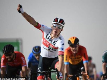 Rui Costa, primer líder del Tour de Arabia Saudita