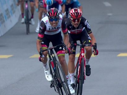 Tour de Suiza: Andreas Kron gana tras la descalificación de Rui Costa, Richard Carapaz sigue líder