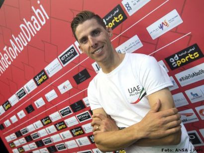 Tour de Abu Dhabi: Rui Costa: "Es bonito ser la referencia del equipo de un país"