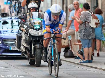 Samuel Caldeira, primer líder de la Vuelta a Portugal