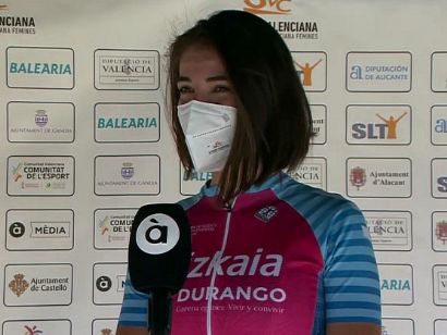 Setmana Valenciana: Sandra Alonso: "Estoy muy, muy contenta"