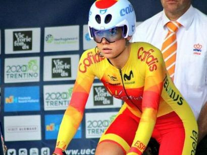 Sara Martín, 19ª en la contrarreloj sub-23 del Campeonato de Europa de Alkmaar