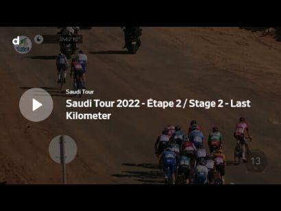 Saudi Tour 2022: Vídeo del último kilómetro de la etapa 2
