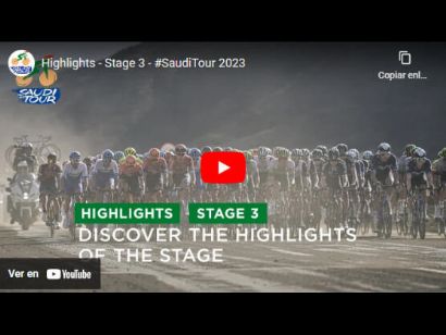 Saudi Tour 2023: Vídeo resumen de la tercera etapa