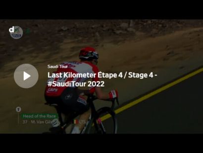 Saudi Tour 2022: Vídeo del último kilómetro de la etapa 4