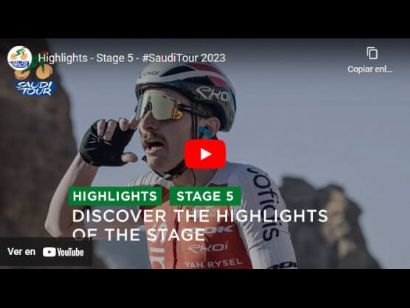 Saudi Tour 2023: Vídeo resumen de la quinta y última etapa