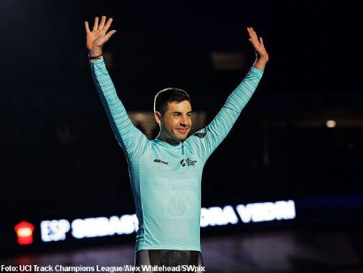 UCI Track Champions League: Sebastián Mora recupera el maillot de líder en la primera jornada londinense