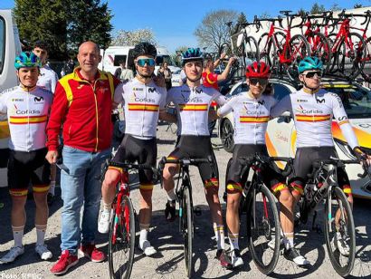 La Selección Española Junior de Carretera viaja a Anadia para preparar el Campeonato de Europa