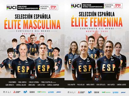 Enric Mas, Juan Ayuso, Mavi Garc�a y Paula Blasi lideran a Espa�a en el Mundial de Montreal