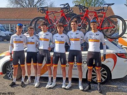 Buena actuación de la Selección Española en la París-Roubaix Junior