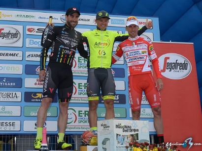Emils Liepins, primer líder de la Semana Coppi y Bartali