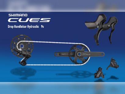 SHIMANO ampl�a su gama CUES con nuevos componentes hidr�ulicos de 9 velocidades para carretera y gravel
