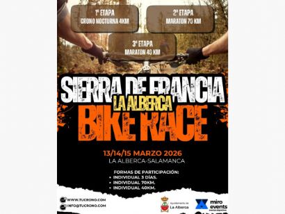 La Sierra de Francia Bike Race re�ne a 250 ciclistas con Paco Mancebo de estrella