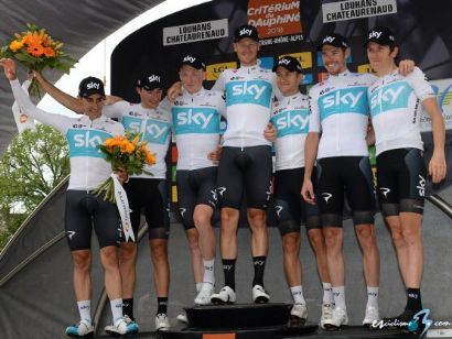 Critérium del Dauphiné: Sky vuela en la crono, Michal Kwiatkowski recupera el liderato