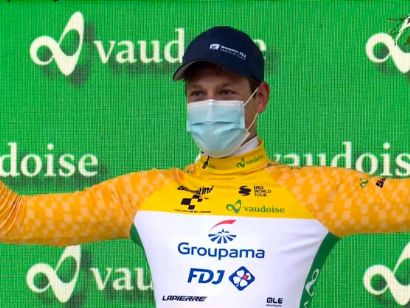 Tour de Suiza: Stefan Kung: "Un segundo no es mucho, pero estoy feliz de mantener el liderato"