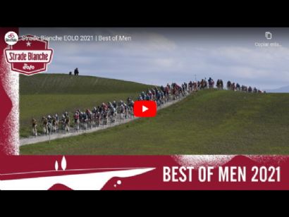 Vídeo resumen de la Strade Bianche 2021