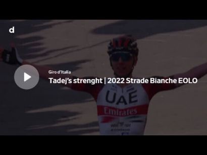 Vídeo resumen de la Strade Bianche 2022