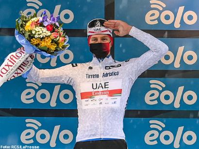 Tirreno-Adriático: Pogacar: "Van der Poel ha hecho una gran etapa"