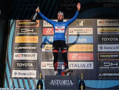 Tirreno-Adriático: Tadej Pogacar: "Sin el error, la etapa podía haber terminado de otra manera"