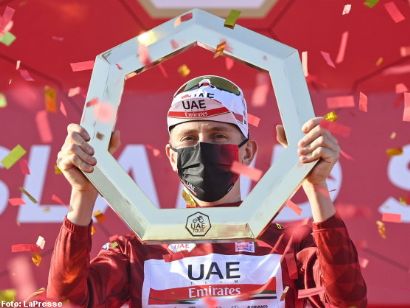 Tadej Pogacar se adjudica el Tour de los Emiratos, Caleb Ewan la última etapa