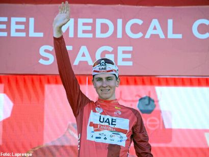 Tour de los Emiratos: Tadej Pogacar: "Feliz con el primer triunfo y el maillot de líder"