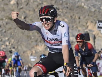 Tour de los Emiratos: Tadej Pogacar se impone en Jebel Jais y ya es líder