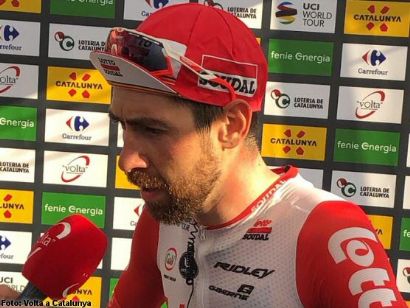 Volta a Catalunya: Thomas De Gendt: "No soy tan buen escalador como para defender el maillot de líder"