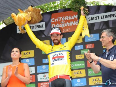 Thomas de Gendt, primer lder del Critrium del Dauphin