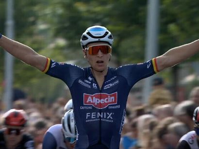 Tim Merlier, primer líder del Tour del Benelux