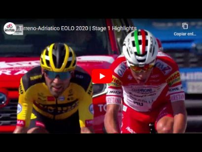 Tirreno-Adriático 2020: Vídeo resumen de la etapa 1