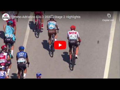 Tirreno-Adriático 2020: Vídeo resumen de la etapa 2