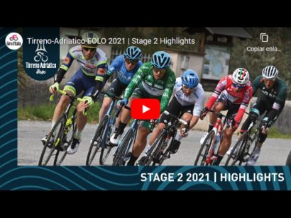 Tirreno-Adriático 2021: Vídeo resumen de la etapa 2