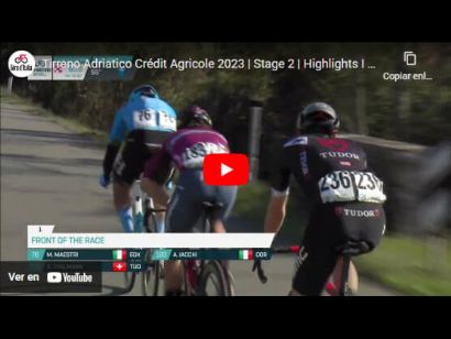 Tirreno-Adriático 2023: Vídeo resumen de la etapa 2