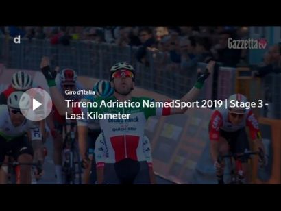 Tirreno-Adritico: As bati Viviani a Sagan y Gaviria en la tercera etapa [Vdeo]