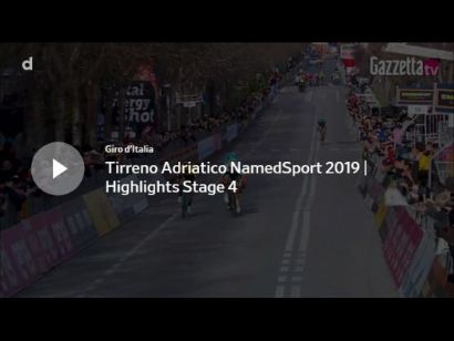 Tirreno-Adriático 2019: Vídeo resumen de la etapa 4
